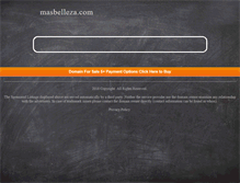 Tablet Screenshot of masbelleza.com